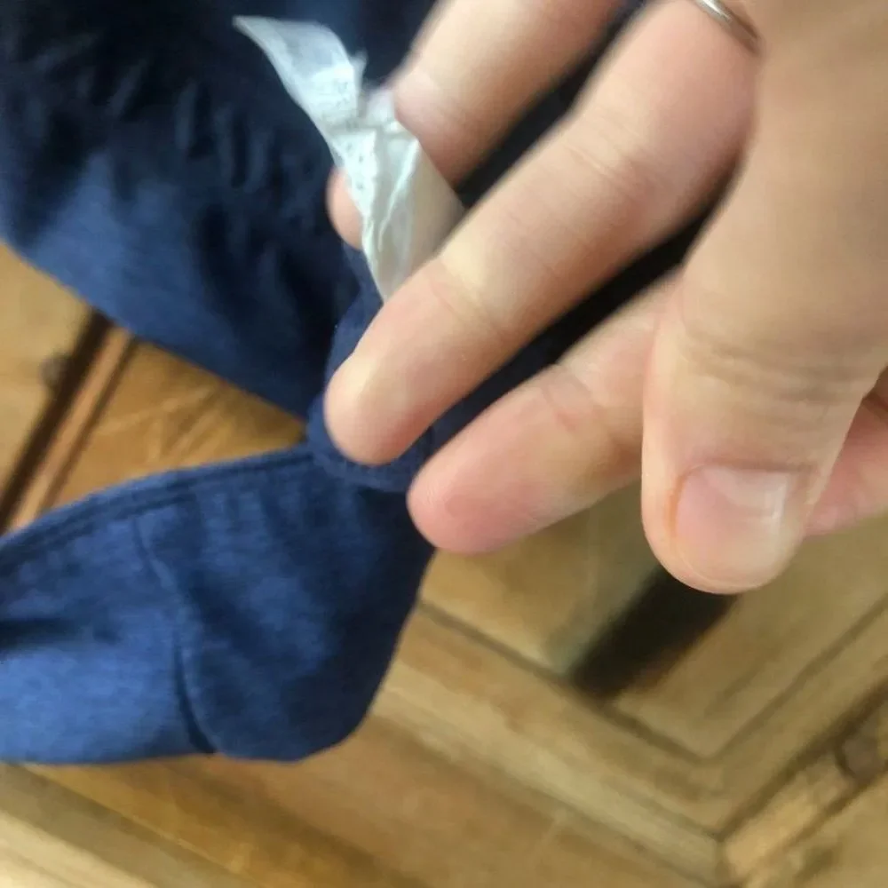 Outdoor Voices Medium Blue Sports Bra Cut Out Back. - Picture 4 of 4